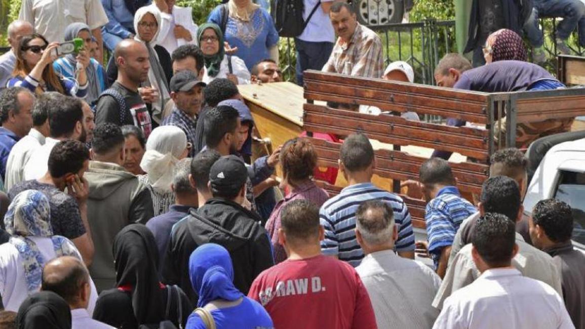 تسلم جثامين مهاجرين تونسيين غرق مركبهم في يونيو2018(تويتر)