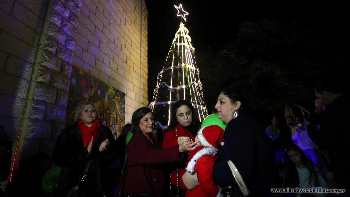 مسيحيو غزة يستعدون للاحتفال بأعياد الميلاد (عبد الحكيم أبورياش)