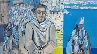 "أن تصبح لاجئاً عام 1948" للفنان الفلسطيني عبد عابدي