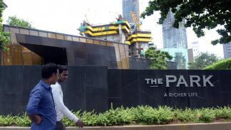 مشروع مبنى سكني فاخر في مومباي، 31 يوليو 2015 (Getty)