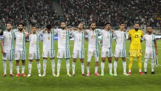 منتخب الجزائر في مواجهة بوليفيا على ملعب مانديلا في مارس الماضي (بلال بن سالم/Getty)
