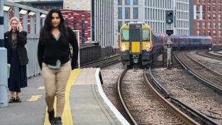 Getty-Railway workers in UK go on strike