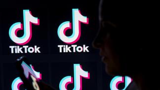 شعار تطبيق تيك توك، 16 مايو 2024 (أوتكو أوكراك/Getty)