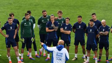 من تدريبات منتخب إيطاليا قبل بطولة كأس أمم أوروبا، 2 يونيو 2024 (كلاوديو فيلا/Getty)