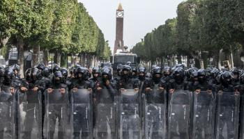 قوات الأمن التونسية (ناصر تليل/ الأناضول)