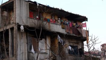 مسكن لاجئين سوريين في تركيا (كارل كورت/ Getty)