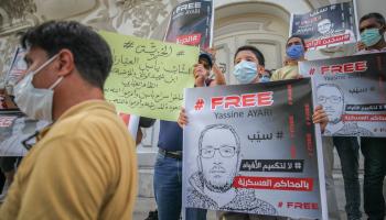 أية مطالب بإطلاق سجناء "مقبولة" في تونس (شاذلي بن إبراهيم/ Getty)