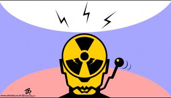 كاريكاتير بوتين الجرس النووي / حجاج