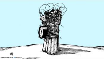 كاريكاتير الشعب الفلسطيني والانتفاضة/ حجاج