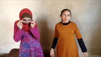 الطفلتان السوريتان قمر ومروة (العربي الجديد)