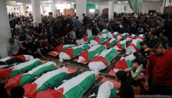 تشييع ضحايا حريق مخيم جباليا في غزة 2 (عبد الحكيم أبو رياش)