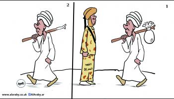 كاريكاتير النهب السريع في السودان / عبيد