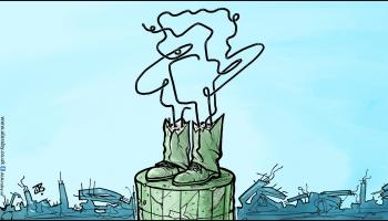 كاريكاتير الرئيس السوري بشار الاسد  / حجاج
