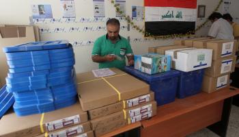 من انتخابات مجالس المحافظات، بغداد، إبريل 2013 (أحمد الربيعي/فرانس برس)