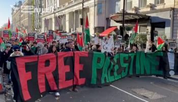 مئات الآلاف يتظاهرون في لندن ضد الحرب على غزة