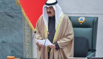 أمير الكويت يؤدي اليمين الدستورية 20 ديسمبر (جابر عبد الخالق/الأناضول)