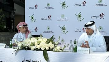 المؤتمر الصحافي لإطلاق قطر الاستراتيجية الوطنية للتنمية (قنا)