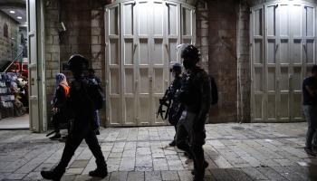 عناصر من الشرطة الإسرائيلية (مصطفى الخاروف/ الأناضول)