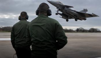 مقاتلات رافال الفرنسية ستستفيد من البرنامج الدفاعي الأوروبي (getty)