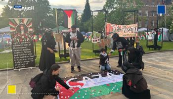 المخيم الطلابي لأجل غزة في جامعة ليستر يحيي ذكرى النكبة