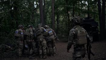 جنود أوكرانيون يستعدون لتنفيذ هجوم في منطقة خاركيف، 20 مايو 2024