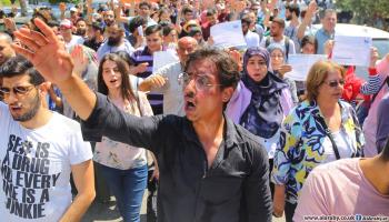 مسيرة لطلاب وأساتذة الجامعة اللبنانية (حسين بيضون)