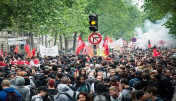 احتجاجات فرنسا-اقتصاد-22-6-2016 (Getty)
