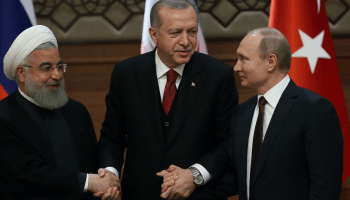 بوتين وأردوغان وروحاني