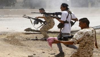 سياسة/اشتباكات ليبيا/(محمود تركية/فرانس برس)