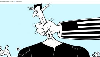 كاريكاتير قانون قيصر / حجاج
