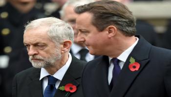 كوربين وكاميرون/ بريطانيا/ سياسة/ 11-2015