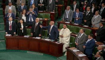 أول جلسات البرلمان التونسي الجديد (ياسين جايدي/الأناضول)