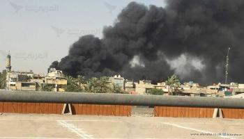 حريق مفوضية الانتخابات العراقية