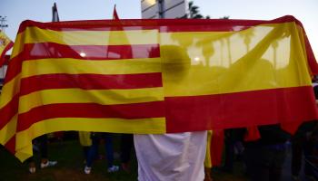 إسبانيا/معارض لاستقلال كتالونيا/سياسة/بيار-فيليب ماركو/فرانس برس