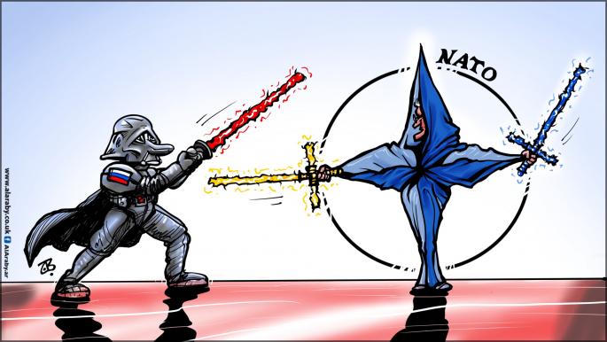 كاريكاتير الناتو وبوتين / حجاج