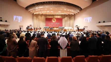من إحدى جلسات البرلمان العراقي في بغداد، 9 يناير 2022 (الأناضول)
