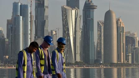 قطر تدعم حقوق العمال الصحية، 17 نوفمبر 2022 (فرانس برس)