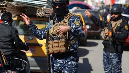 عناصر من الشرطة العراقية، بغداد 13 فبراير 2023 (أحمد الربيعي/فرانس برس)