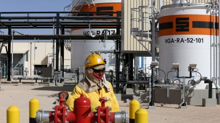 موقع لإنتاج الغاز في حاسي مسعود الجزائرية - 22 فبراير 2023 (Getty)