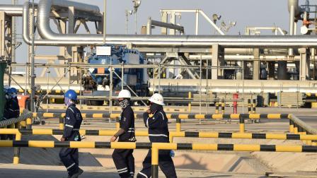منشأة لتكرير النفط في بقيق بالمنطقة الشرقية للسعودية، 20 سبتمبر 2019 (فايز نور الدين/ فرانس برس)